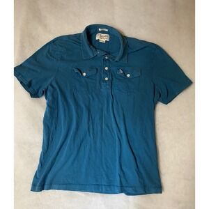 Penguin Polo Original Classic Fit Mens Shirt Size Large Blue